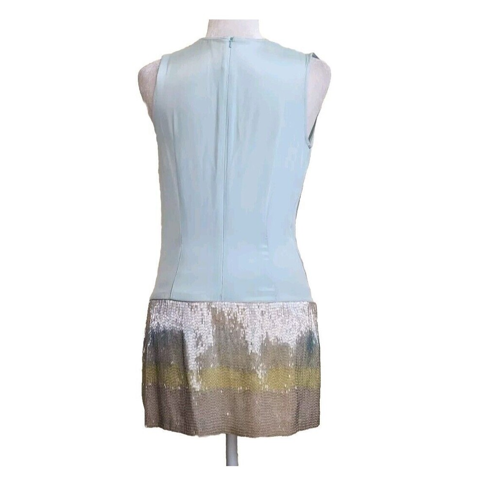Gomez Garcia London mini designer Dress Beaded Silk size US 6 Retail $1,800 EUC - Picture 7 of 12